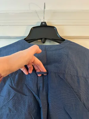 LOFT Ruffle Chambray Top thumbnail 7