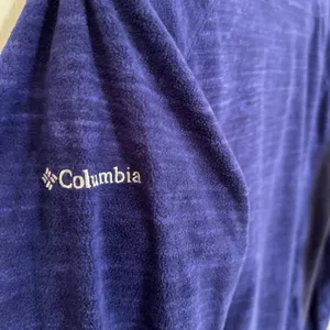 Columbia Women's Blue and Aqua Half-Zip Sweatshirt thumbnail 4