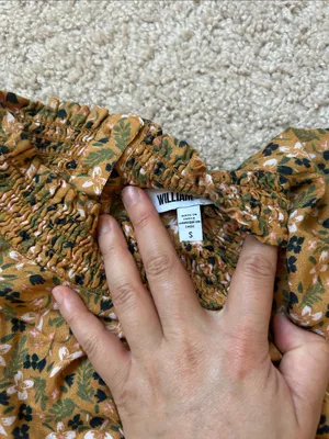 William Rast floral blouse top. S thumbnail 6