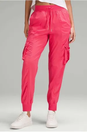 Lululemon Dance Studio Relaxed-Fit Mid-Rise Cargo Jogger Large thumbnail 1