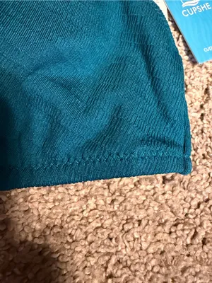 Scallop Edge Teal Bikini Top - Women’s thumbnail 3
