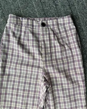 SheIn Pink Plaid Pants thumbnail 3