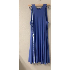Ralph Lauren‎ Dress L Periwinkle Sleeveless Large Pleats On Skirt thumbnail 4