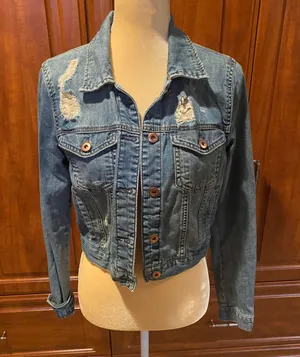 Forever 21 Distressed Jean Jacket thumbnail 1