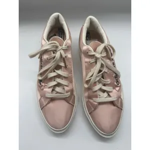 Adidas Sleek Super Vapour Pink Satin Platform Sneakers Women’s Size 9.5 thumbnail 4