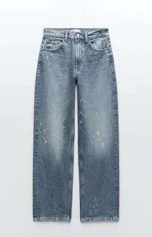 ZARA NWT‼️ | MID-RISE TRF GIRLFRIEND JEANS Size 36/4 thumbnail 1