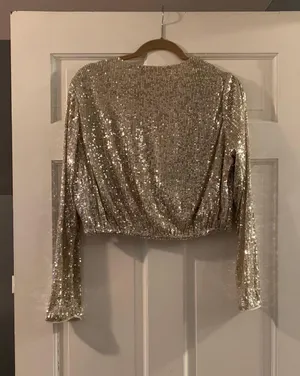 H&M Glitter Top thumbnail 3