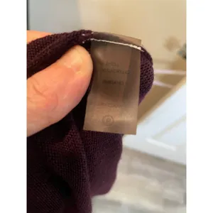 Calvin Klein Women's Puff-Sleeve Sweater Dress. Size XL. Eggplant thumbnail 9