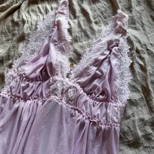 Source Unknown Pink Lace Open Back cut out Babydoll Lingerie top 2X romantic coquette thumbnail 3
