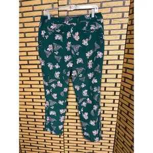 Eliane Rose Green‎ Floral Dress Pants Size 10 thumbnail 2