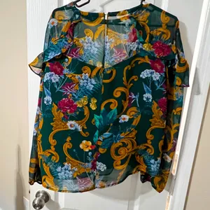Guess Multicolor Floral Jacket thumbnail 3