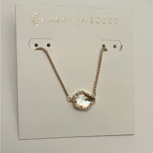 NWT Kendra Scott Tess Dichroic Glass Necklace thumbnail 4