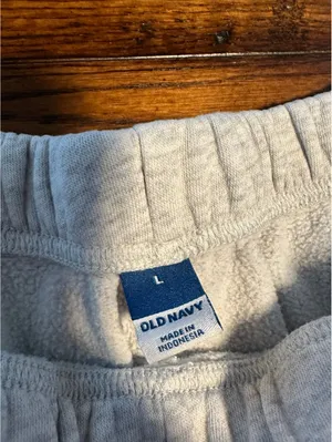 Old Navy jogger sweatpants sz L thumbnail 4