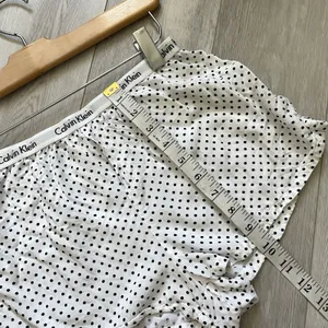 Calvin Klein Shorts polka dot boxer lounge womens White Black (medium) sleep thumbnail 6