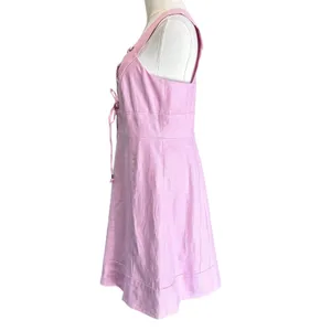 J.Crew Dress Corset Pink Wedding Whimsey Fairy SZ 6 Sleeveless Twill Cotton thumbnail 9