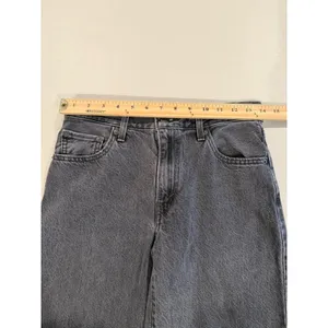 Levis Baggy Dad Jeans Womens 28** Wide Leg 100% Cotton Festival Travel Vacation thumbnail 4
