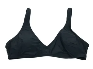 Aerie Real Good Scoop Bikini Top Black V Neck Removable Cups XXL thumbnail 1