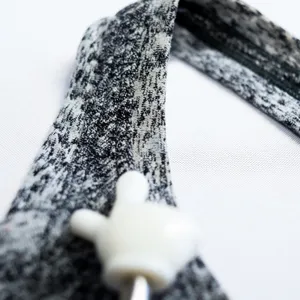 Lululemon Cool Racerback II Tank Women Size 4 Luon‎ Spray Jacquard White Black thumbnail 7