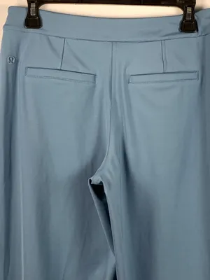 Lululemon Womens Small Wide Leg Pants Blue Luxtreme Drawstring Stretch Athletic thumbnail 6