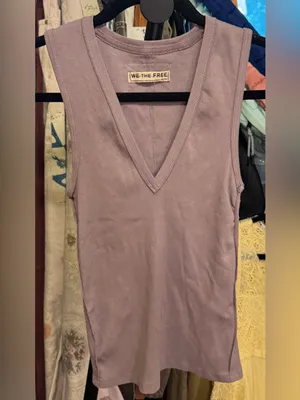 NWOT Free People We The Free Neria Tank - purple dove - XS thumbnail 9