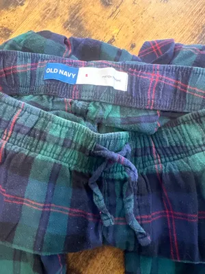 old navy plaid pajama pants thumbnail 2