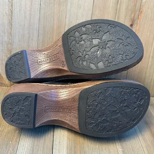 Josef Seibel Lily Black‎ Clogs size 36 (5.5 US) thumbnail 3