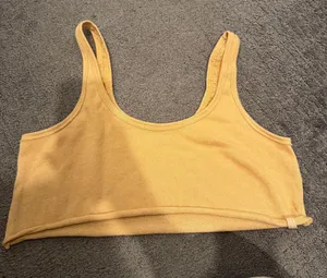 Orange, free people tank top thumbnail 4