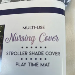 Multi Use Cover Nursing, Scarf Stroller Shade Cover Or‎ Play Time Mat thumbnail 3