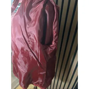 Leslie Fay red leather jacket size small stylish form fitting thumbnail 7