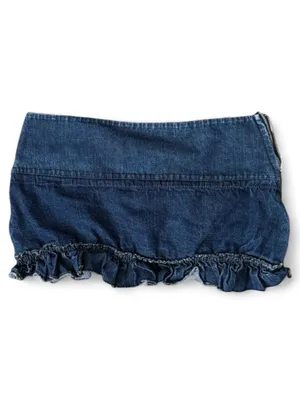 Y2K Denim Micro Mini Skirt thumbnail 2