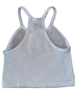 Free People Ribbed Tank Top Grey XL thumbnail 2