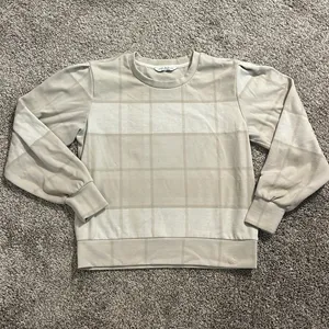 Alpine Design Relaxed Fit Crewneck Tan &‎ Cream Sweater Large thumbnail 10