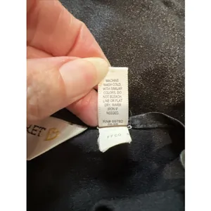 Vintage 90s Victoria's Secret Collection Black Slip Chemise Lingerie thumbnail 6
