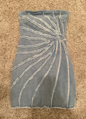 Denim Mini Dress thumbnail 1