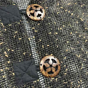 Kaktus vintage open knit short sleeve cardigan thumbnail 3