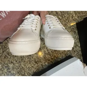Kurt Geiger London Laney Womens Size 40 US 9 Sneakers Black White Leather Bird thumbnail 7
