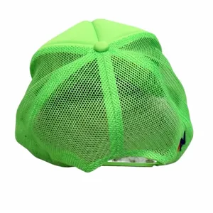 Aviator Nation Dreamland Tiger‎ Vintage Trucker Hat Neon Green thumbnail 4