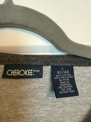 Cherokee Gray long sleeve thumbnail 3