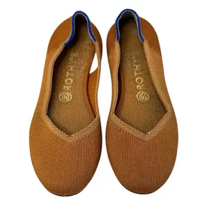 ROTHY’S Fawn Colorway Rounded Toe Ballet Knit Flats Slip On Eco Friendly Size W8 thumbnail 3