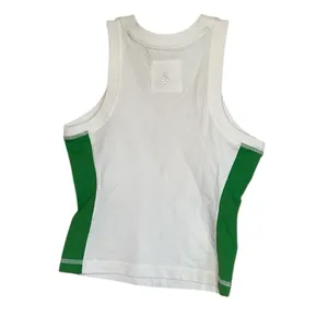 NWOT Free People MOVEMENT Powerwalk Tank Green & White thumbnail 7