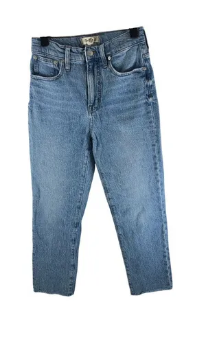 Madewell Womens The Perfect Vintage Jean Size 25 Light Wash High Rise thumbnail 1
