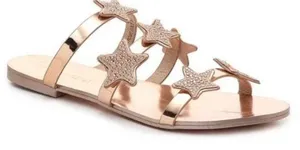 Vintage Havana bora gold sandals stars thumbnail 1