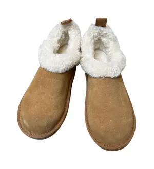 Koolaburra by UGG Burree Chestnut Suede Faux Fur Slippers‎ 1133080 Womens 7 thumbnail 1