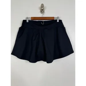 Nike One Dri-FIT Ultra High Waisted Skirt Black Skort XXL IH8614-010 thumbnail 4