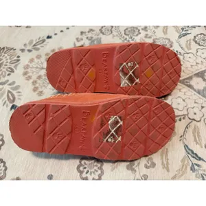 Bearpaw Tabitha Shell Pink Suede Wool Blend Slippers Clogs Women's Size 7 thumbnail 6