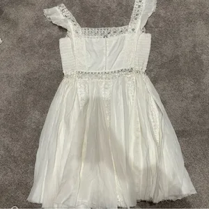 Free People White Lace Dress thumbnail 4