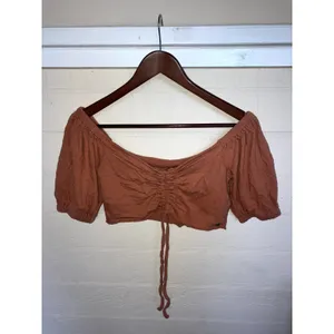ROXY Flirty Walk Crop Top Size Small S Cinch Cord FEMININE SOFT GIRL ESTHETIC thumbnail 3