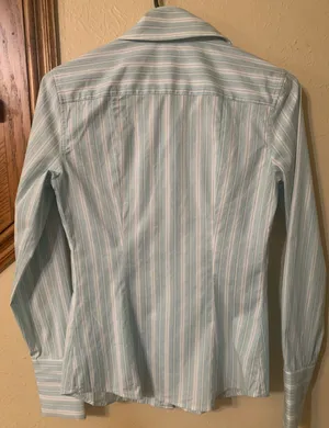 Express Design Studio Classic Fit Button Down Blouse thumbnail 4