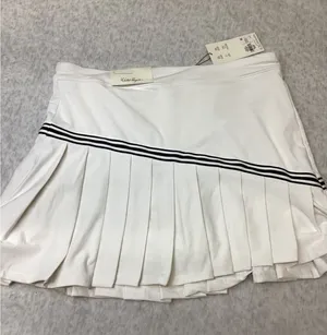 Walter Hagen Womens Clubhouse 17 Pleated Skort Stripe Large NEW needs wash c pic thumbnail 1