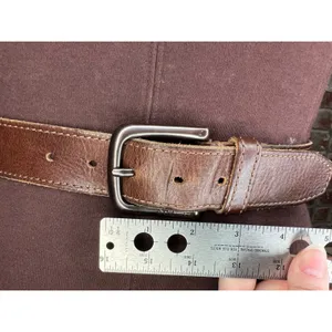 Columbia leather belt brown size 36 thumbnail 3